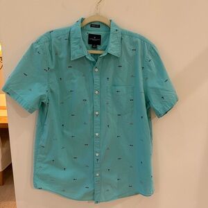 American Eagle Seriously Soft Men’s Cotton Button Down Large